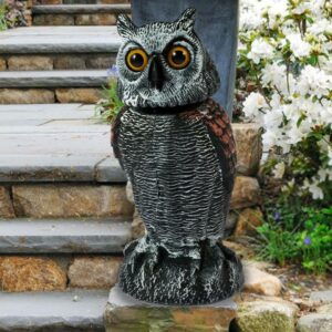 Fake Owl Decoy | Bird Scarecrow | Plastic Owl Statues