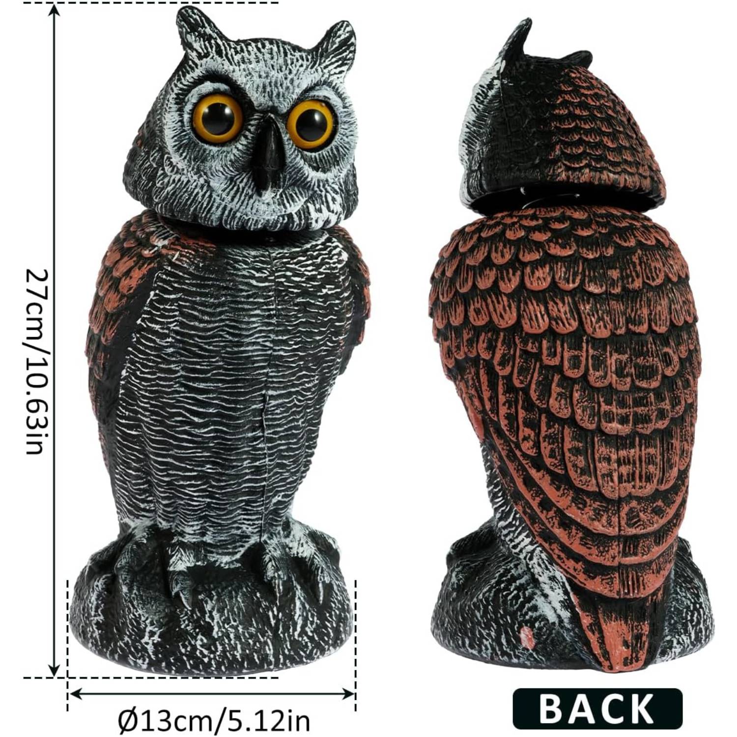 buy plastic fake owl decoys